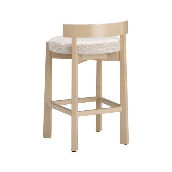Scaun de bar bej tapițat (înălțime șezut 66 cm) Hugg – Ellos Home-image-4