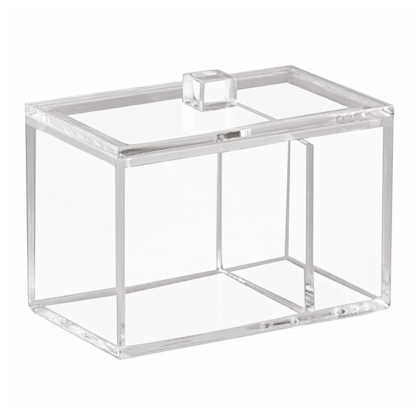 Organizator transparent pentru bețișoare și dischete iDesign Luci Divided-image-2