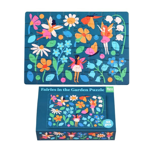 Puzzle (număr de piese 48) Fairies in the Garden – Rex London-image-2