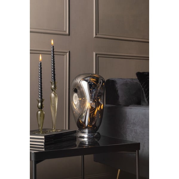 Sfeșnic din sticlă PT LIVING Swirl, înălțime 17 cm, verde-image-1