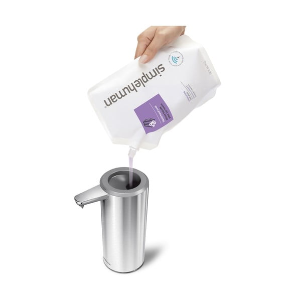 Dispenser de săpun cu senzor din oțel gri 266 ml - simplehuman-image-3
