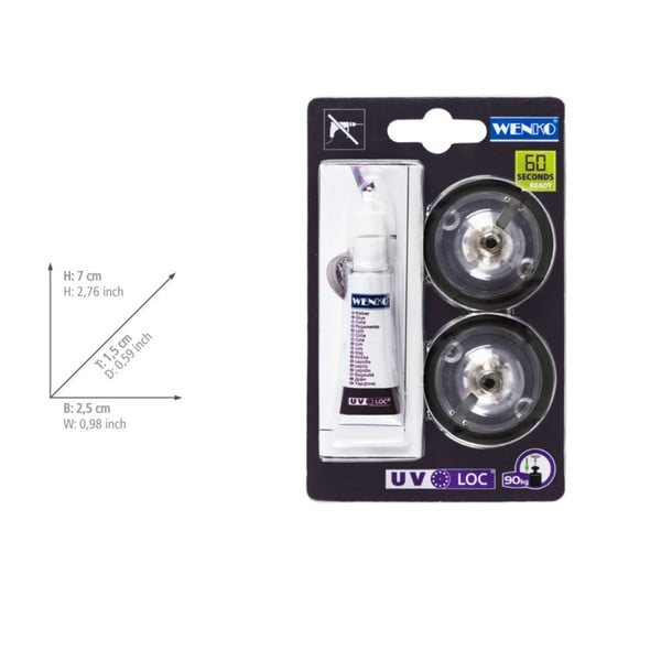 Kit de rezervă pentru fixare cu sistemul UV-Loc Wenko-image-1