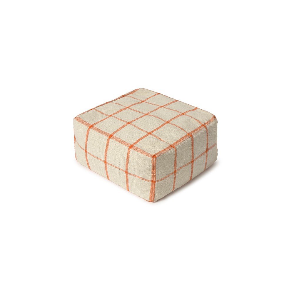 Puf crem Geo Block – Lorena Canals