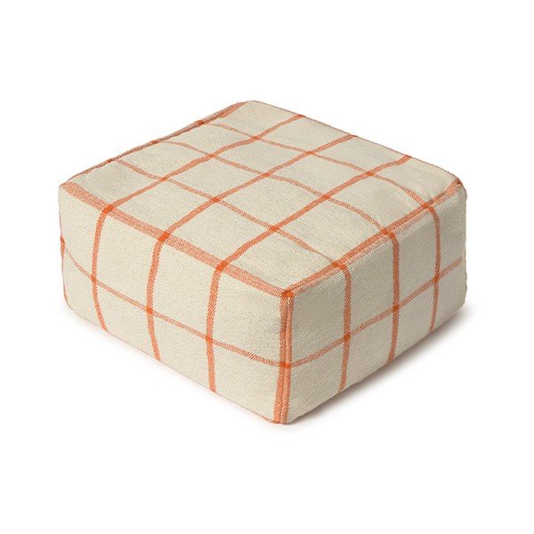 Puf crem Geo Block – Lorena Canals