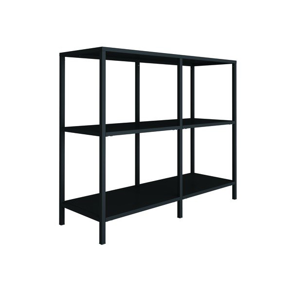 Raft metalic Canett Lite, lățime 100 cm, negru-image-4