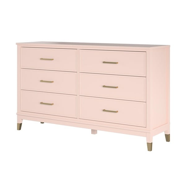 Comodă CosmoLiving by Cosmopolitan Westerleigh, 144 x 85 cm, roz-image-3