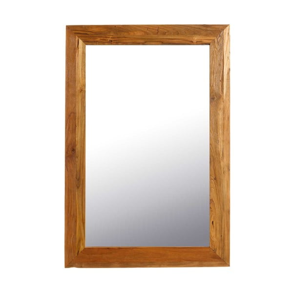 Oglindă de perete din lemn Tropicho, 80 x 120 cm, maro închis