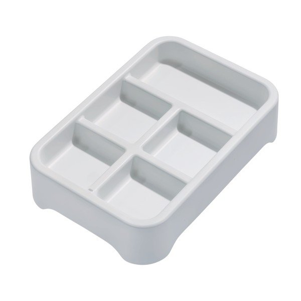 Organizator pentru bijuterii iDesign Eco Bin 5, 28,12 x 19,23 cm, gri-image-2