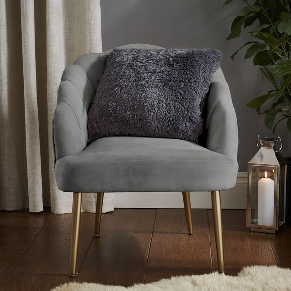 Pernă decorativă din micropluș/cocolino 45x45 cm Cuddly – Catherine Lansfield-image-1