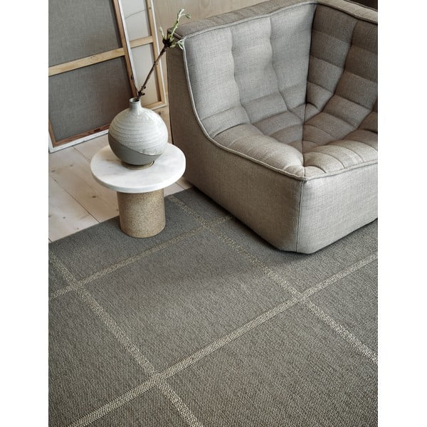 Covor tip traversă pentru interior și exterior bej 70x150 cm Ada Dark Linen – Pappelina-image-2