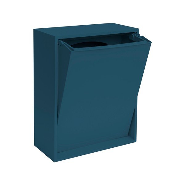 Coș de gunoi albastru pentru reciclare/de montat pe perete din plastic reciclat Recycling Box – ReCollector