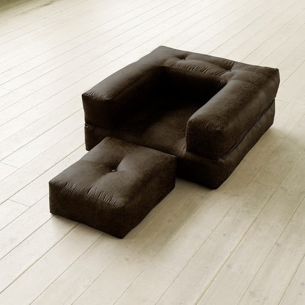 Fotoliu extensibil Karup Cube Mocca-image-1