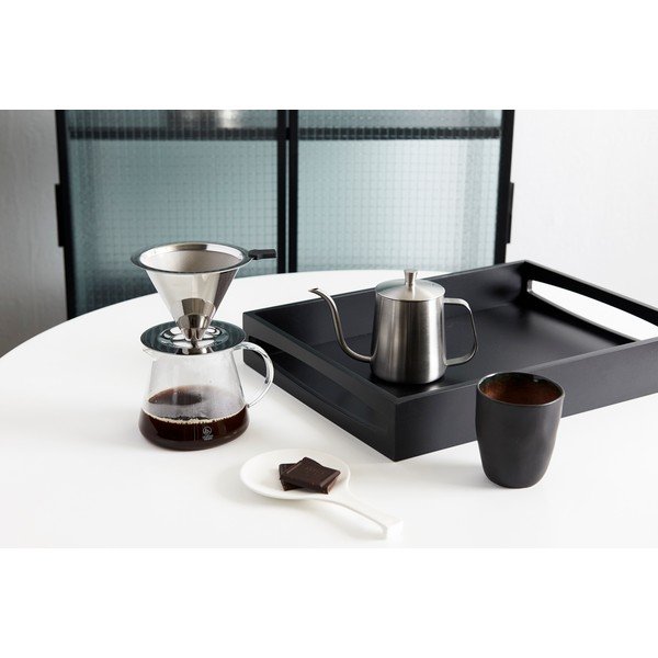 Espressor moka argintiu din oțel inoxidabil 500 ml Slow Coffee – Leopold Vienna-image-1