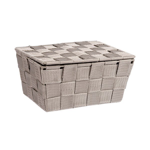 Coș cu capac Wenko Adria, maro-image-3