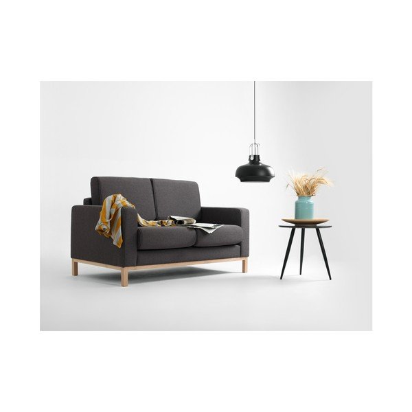 Canapea 2 locuri Custom Form Scandic, gri antracit-image-4