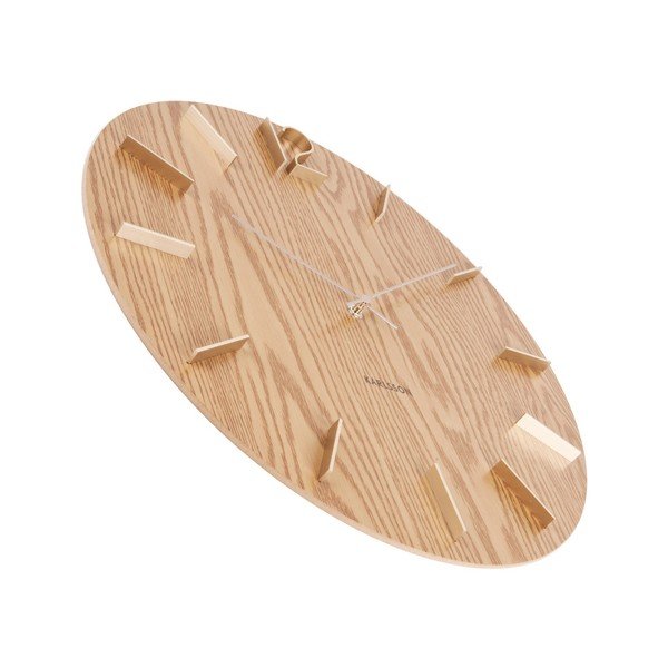 Ceas de perete Karlsson Meek, ⌀ 50 cm, portocaliu-image-2