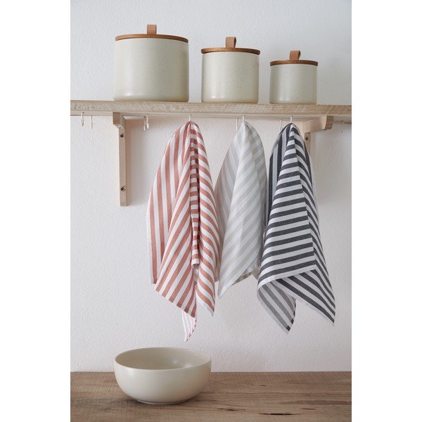 Prosoape de bucătărie  din bumbac 2 buc. 50x70 cm Stripes – Casafina-image-1
