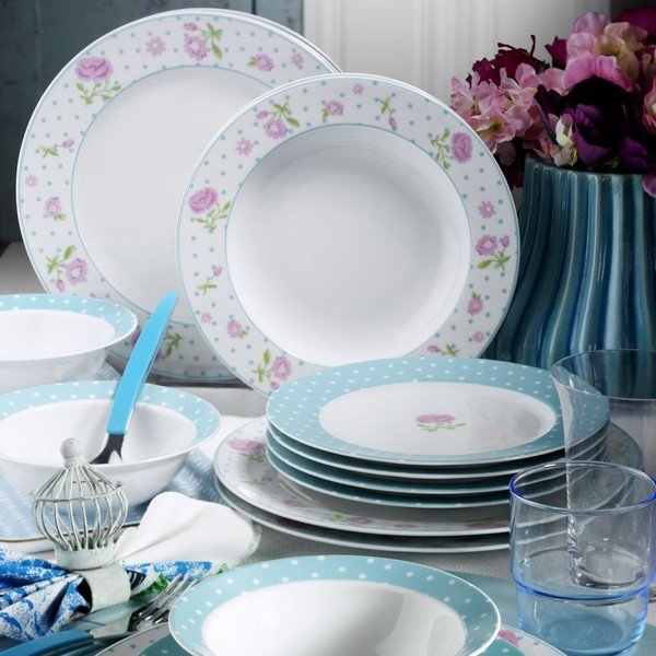 Set veselă 24 piese din porțelan Kutahya Makala-image-2