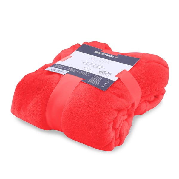 Halat baie unisex DecoKing Robby, mărime M, roșu-image-1