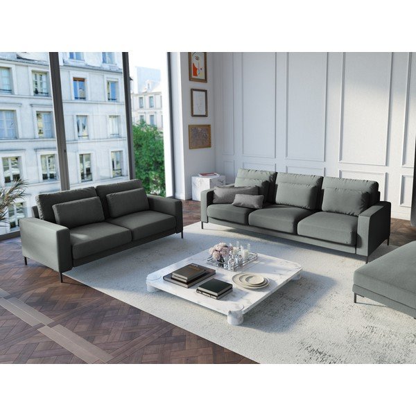 Canapea Interieurs 86 Seine, 158 cm, gri-image-1