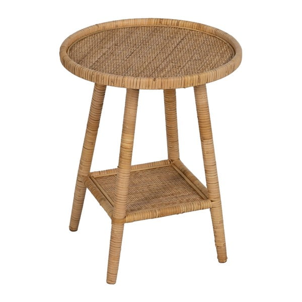 Măsuță auxiliară rotundă din ratan ø 45 cm – Ixia