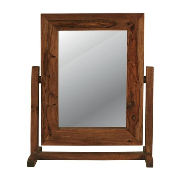 Oglindă cu suport și ramă din lemn de palisandru Massive Home Irma