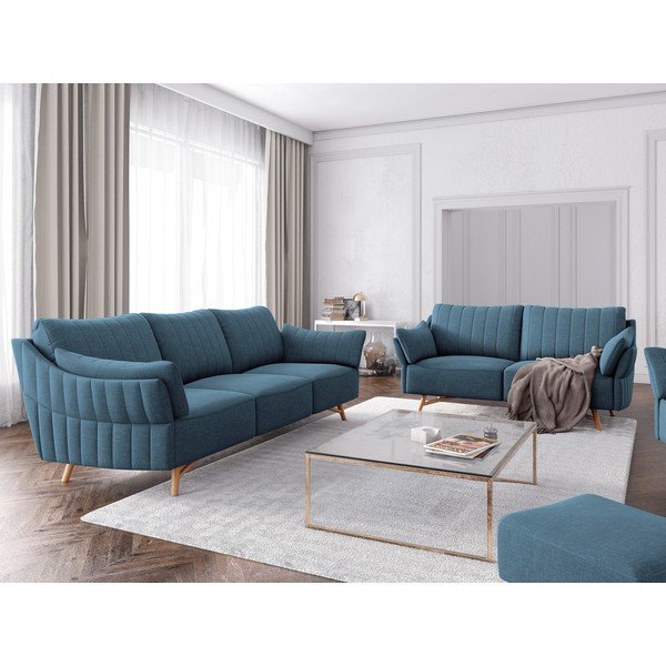 Canapea Interieurs 86 Elysée, 174 cm, albastru-image-1