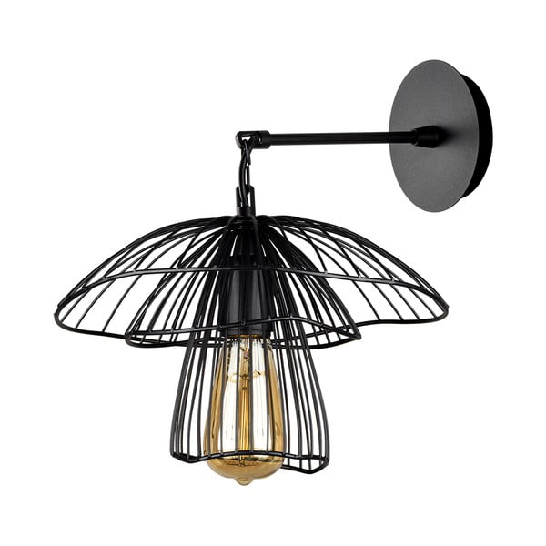 Aplică de perete Squid Lighting Root, înălțime 36 cm, negru-image-3