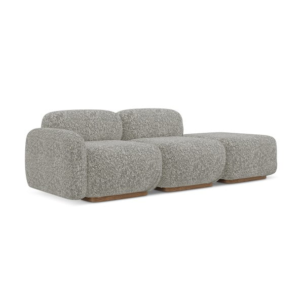 Șezlong modular gri (cu colț pe partea stângă) Ailani – Makamii-image-2