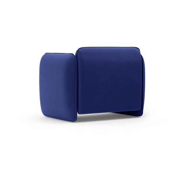 Fotoliu albastru cu tapițerie din catifea Georgia – Micadoni -image-3