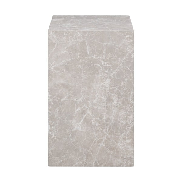 Măsuță auxiliară cu aspect de marmură 30x30 cm Prague – House Nordic-image-2