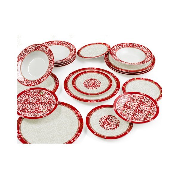 Set 18 farfurii Brandani Abbracci-image-1