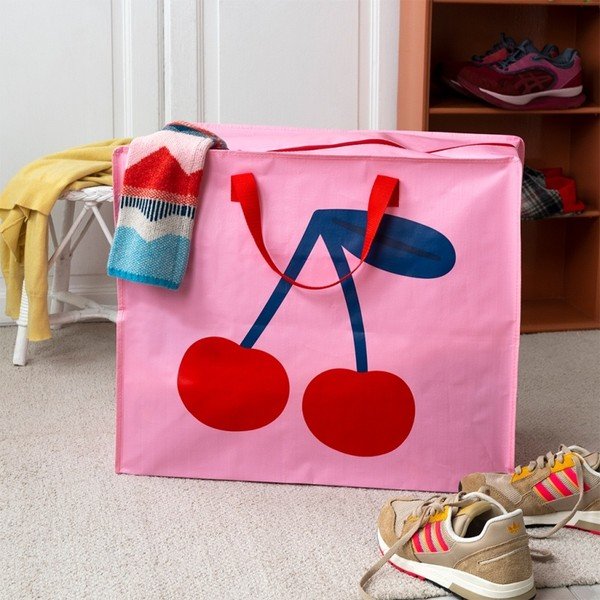 Cutie de depozitare pentru haine din plastic reciclat 28x58x48 cm Cherry – Rex London-image-1