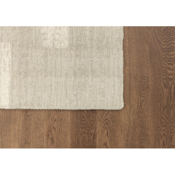 Covor grej din lână 133x190 cm Agnus Brush Lines – Agnella-image-4