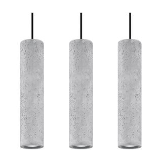 Lustră din beton Nice Lamps Fadre, lungime 40 cm