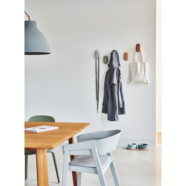 Cârlig negru de montat pe perete din lemn de stejar Gemma Oak Black – MiaCara-image-1