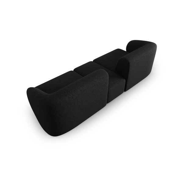 Canapea neagră 239 cm Shane – Micadoni Home-image-2