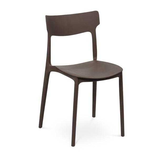Scaun de grădină maro din plastic Biá – Bonami Essentials