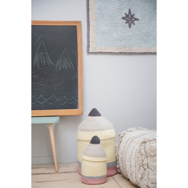 Coș de jucării pentru copii din material textil ø 25x45 cm Pencil Large – Lorena Canals-image-1