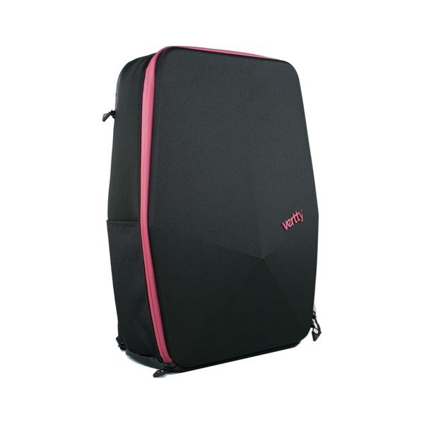 Rucsac Vertty Chilli, negru - roz-image-2