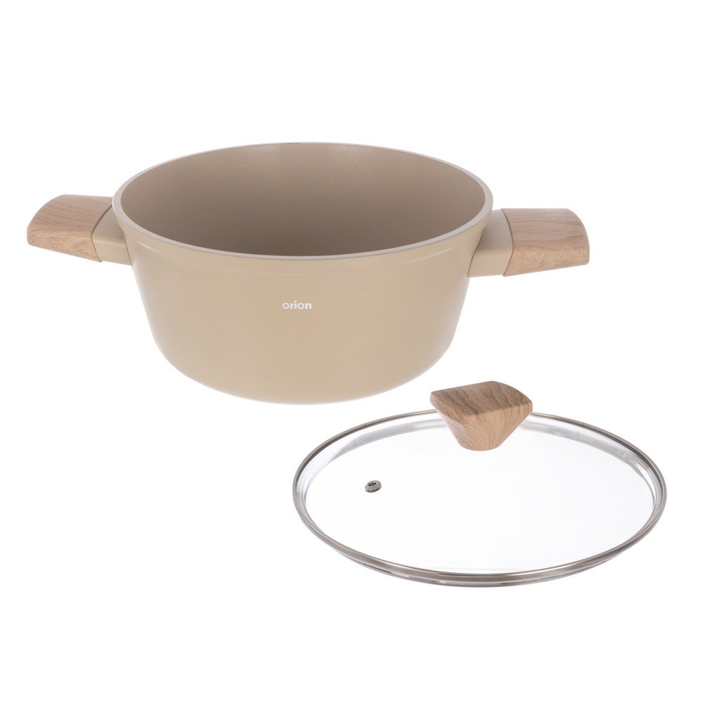 Cratiță cu capac/cu suprafață ceramică 44 l Ecrina – Orion