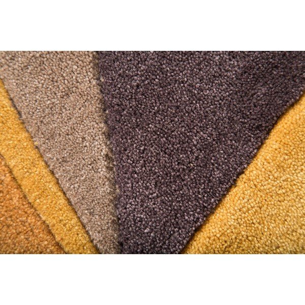 Covor Flair Rugs Splinter, ⌀ 135 cm, galben-image-1