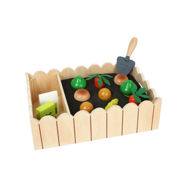 Set de grădinărit din lemn pentru copii Legler Vegetable