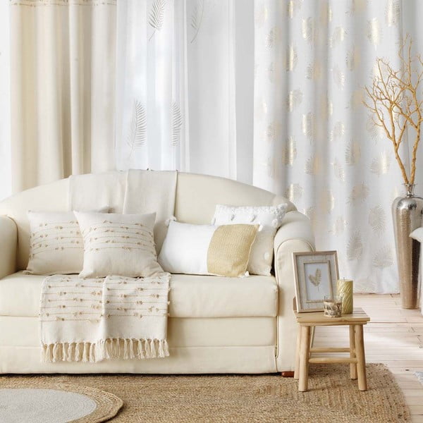 Draperie bej din bumbac 140x240 cm Golden Sunset – douceur d'intérieur-image-4