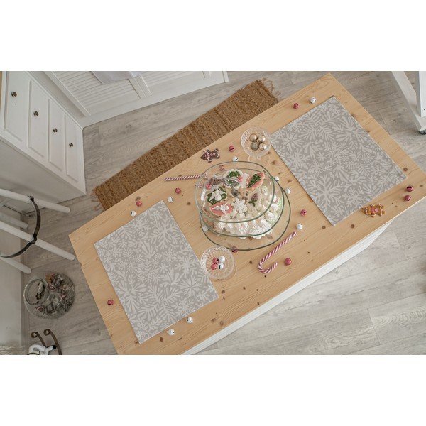 Suport pentru farfurii 2 buc. din material textil 35x45 cm Freezing – Butter Kings-image-1