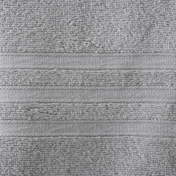 Prosop gri deschis din bumbac din frotir 90x140 cm Zero Twist – Catherine Lansfield-image-3