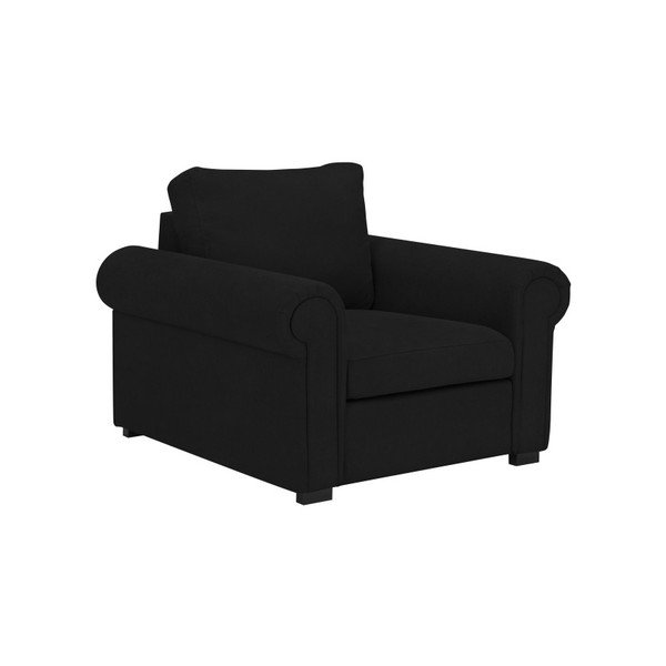 Fotoliu Windsor & Co Sofas Antoine, negru-image-4