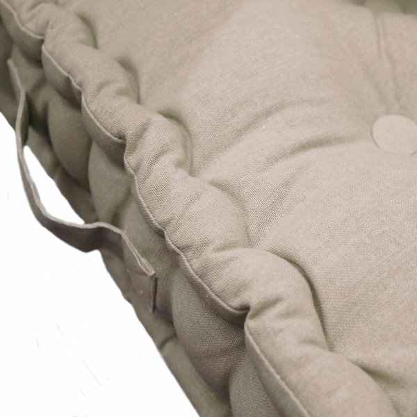 Fotoliu bean bag bej Pacifique – douceur d'intérieur-image-1