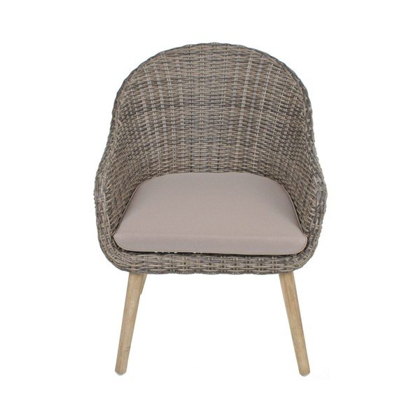 Fotoliu de grădină maro din lemn masiv Pueblo – Garden Pleasure-image-2