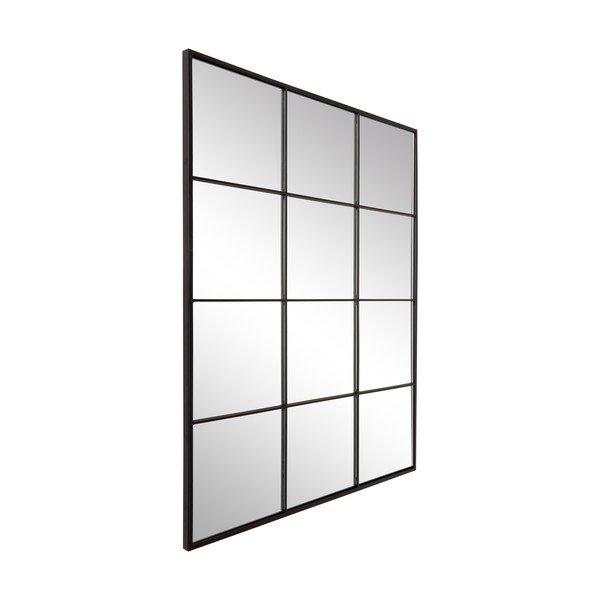 Oglindă de perete cu ramă metalică neagră Westwing Collection Clarita, 70 x 90 cm-image-2